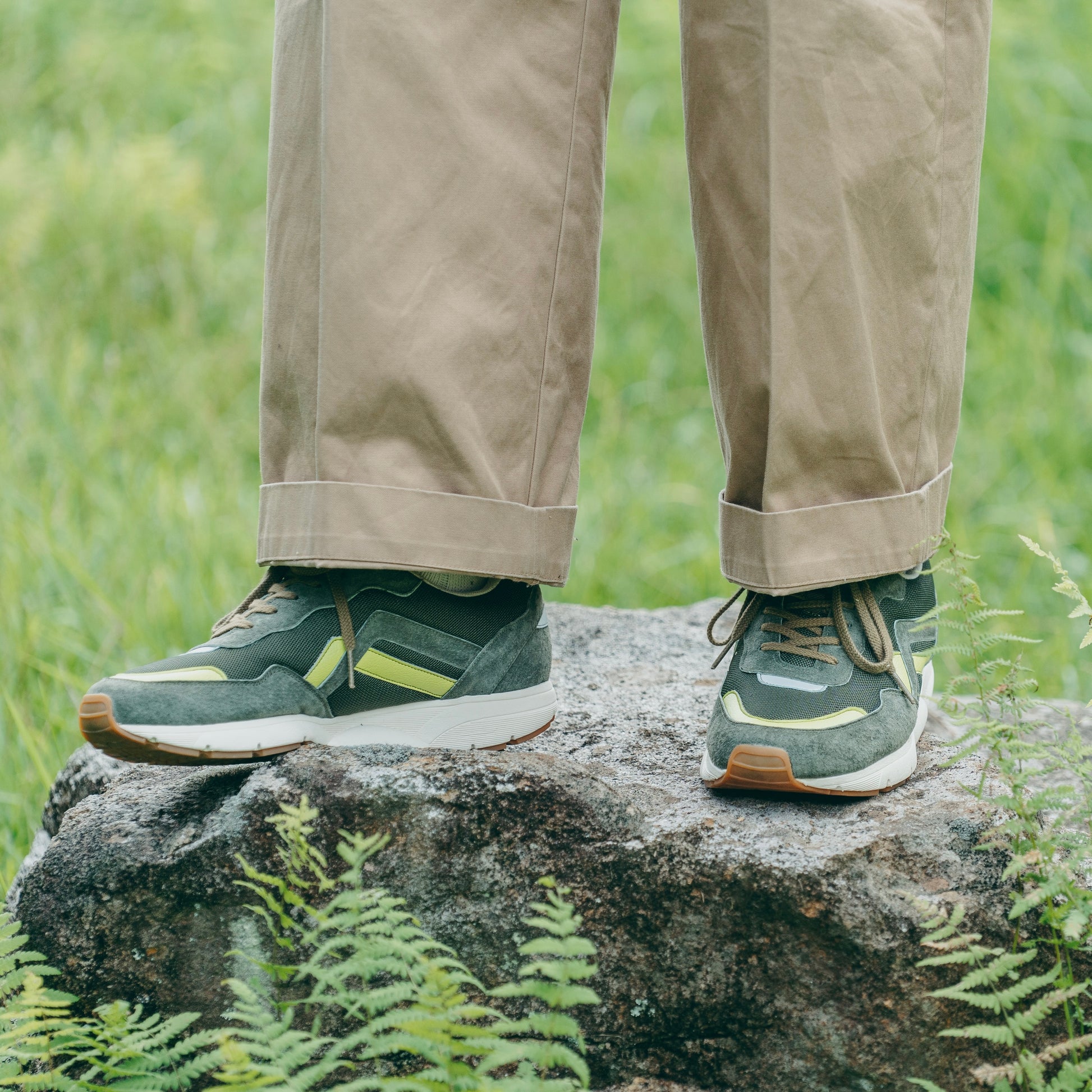MIDFOOT ADVANCE ミッドフット アドバンス EVERY OLIVE MF-013 スニーカー メンズ レディース