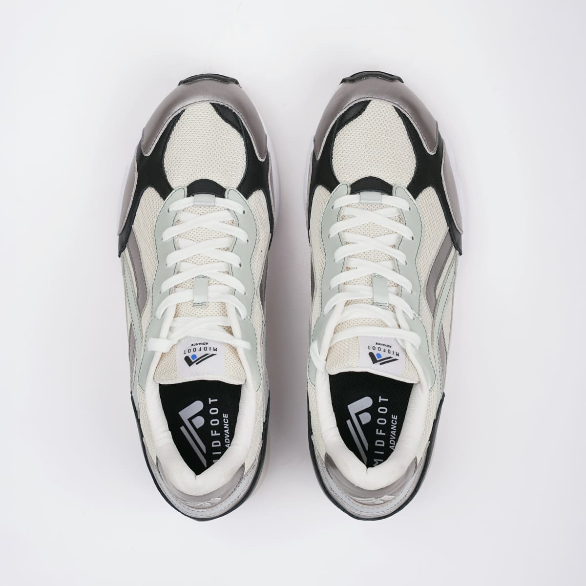 MIDFOOT ADVANCE ミッドフット アドバンス  FORWARD WHITE/SILVER MF-017 スニーカー メンズ レディース