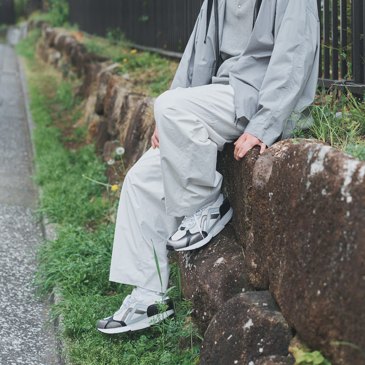 MIDFOOT ADVANCE ミッドフット アドバンス  FORWARD WHITE/SILVER MF-017 スニーカー メンズ レディース
