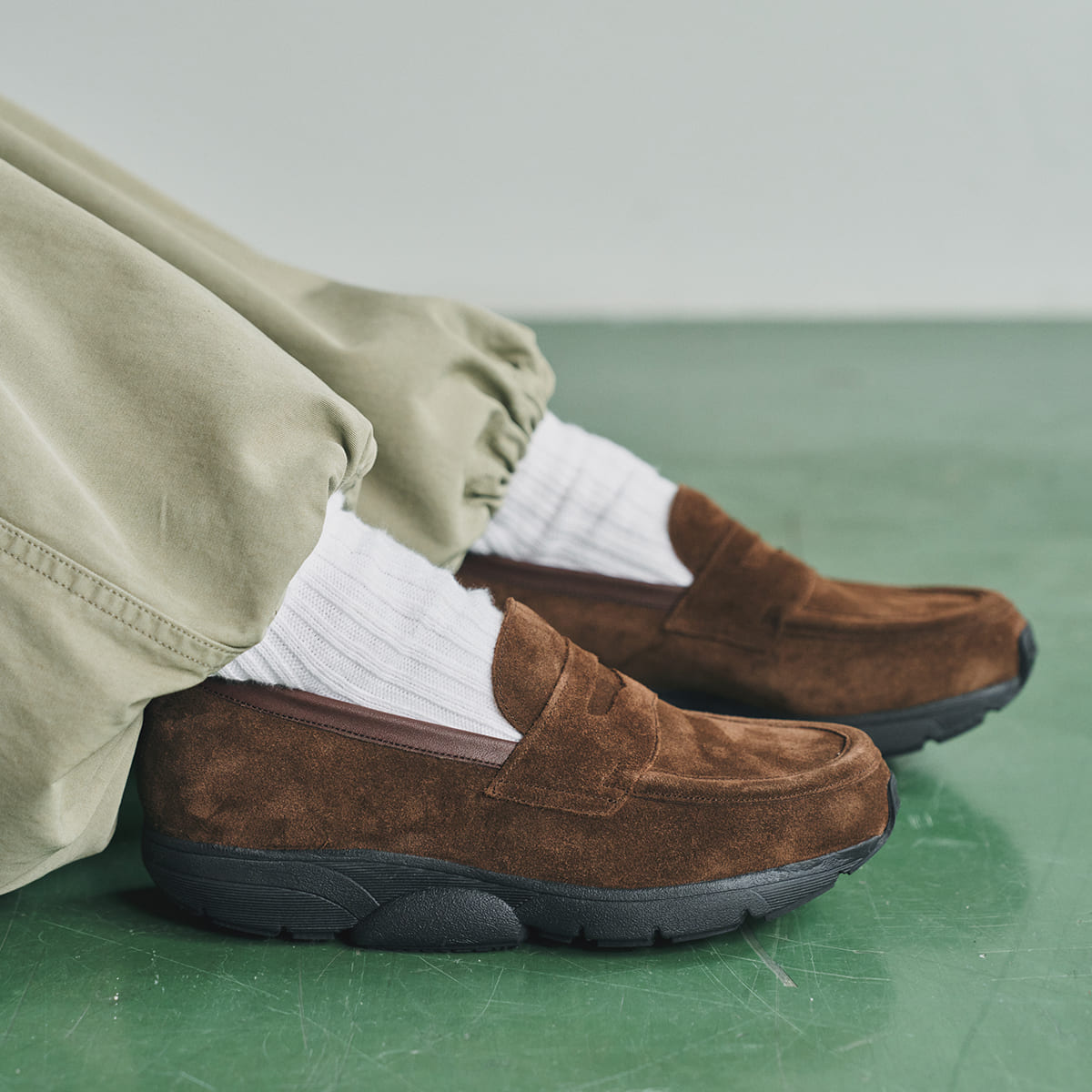 MIDFOOT ADVANCE ミッドフット アドバンス LOAFER CHOCOLATE MF-016 ローファー メンズ レディース
