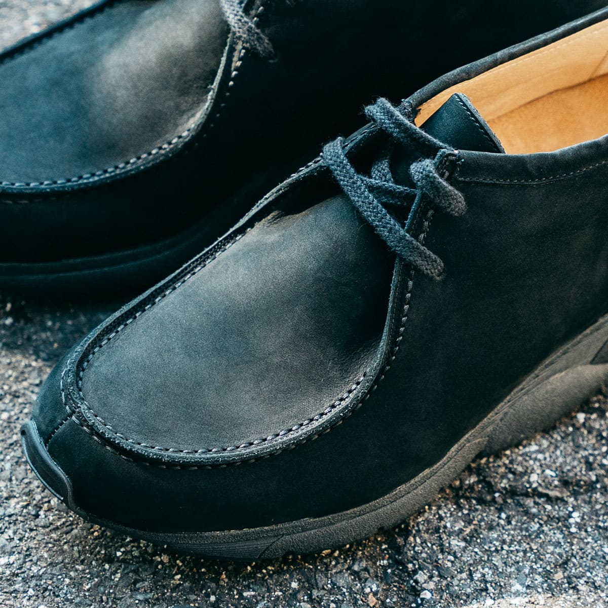 MIDFOOT ADVANCE ミッドフット アドバンス WALLABY BLACK MF-012 ワラビーブーツ メンズ レディース